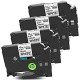 Labeler Tape for Brother PTD210 PTH110 PT-1880, 26.2 Feet, 4 Pack