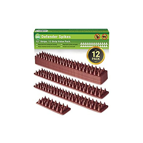 Plastic Anti Cat and Bird Deterrent-Outdoor Pest Keep Off Pigeon