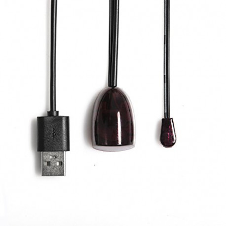 Infrared Remote Extender Cable -ir Extender for Cable Box Hidden IR Repeater System with 1 Emitters 1 Receiver (10FT)