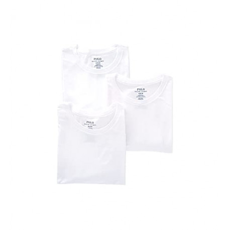 Polo Ralph Lauren Men's Classic Crew Neck Undershirts 3-Pack