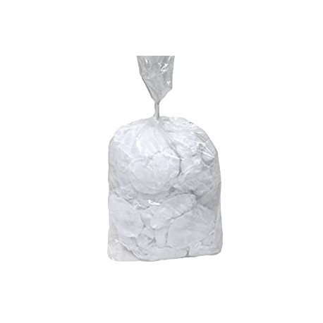 halves and wedges (100 Count), standard, White