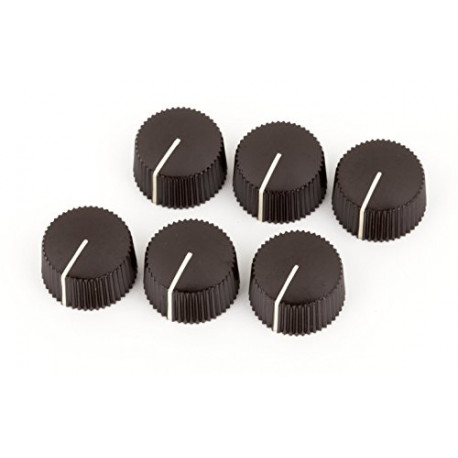 Fender Pure Vintage Radio Amplifier Knobs - Dark Brown