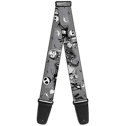 Guitar Strap Nightmare Before Christmas Jack Sally