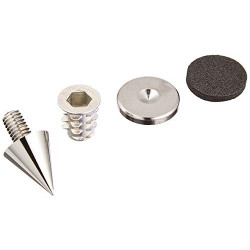 Dayton Audio DSS2-BC Black Chrome Speaker Spike Set 4 Pcs