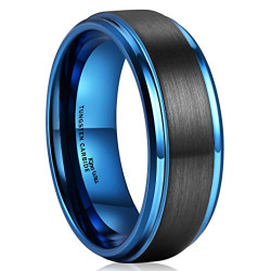 King Will Duo 8mm/10mm Mens Brushed