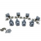 Pack 2 of 8PCS x Shower Door Rollers(4xTop + 4xBottom),Roller diameter