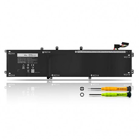 84Wh 4GVGH Laptop Battery Replacement for Dell XPS 15 9550