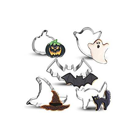 5 Piece Stainless Steel Cutters Molds Cutters for Making Pumpkin