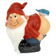 Garden Gnome Statue, Medium 8 Inch, Polyresin, Full Color