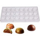 24 pcs Semi-Sphere Shape. Food Safe, BPA-Free Polycarbonate Plastic