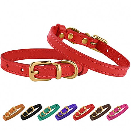Leather Cat Collar