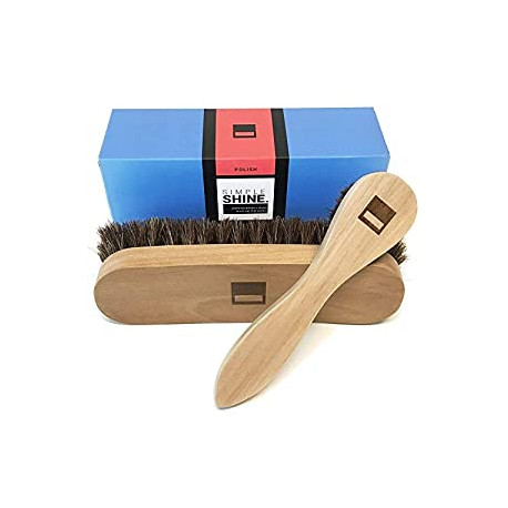 Shoe Shining Bristle Brushes and Dauber Kit