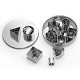 24 Pieces Small Geometric Assorted Size Stainless Steel Plain Edge Cutters