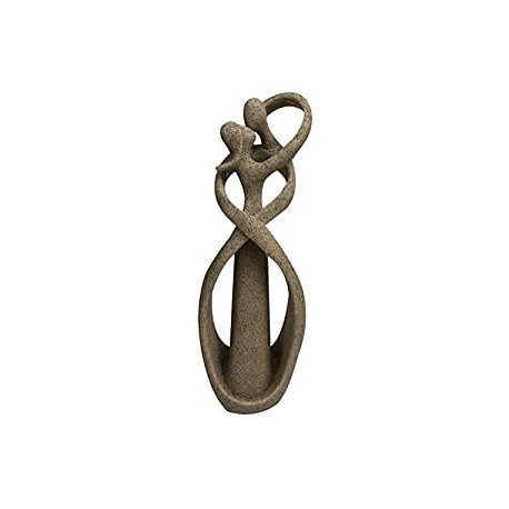 Abstract Characters The Lovers Statue Sculpture Sandstone Handmade Figurine Knick