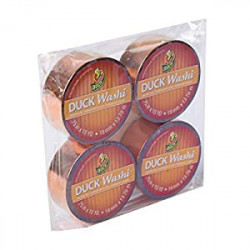 Tape for Crafting and Decorating, Metallic Copper, 0.75 in. x 15 yd, 4 Rolls