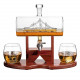 Whiskey Decanter Set, 1250ml Ship Whiskey Decanter
