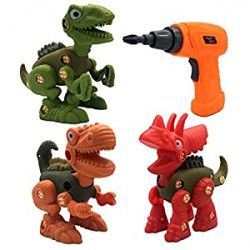 Screwdriver, Interlocking Animal Model Builds Problem Solving Motor Skill, Stem Construction Kit, 3 Pack