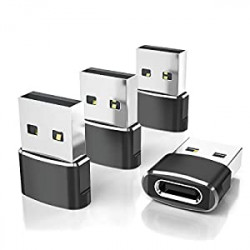USB C Female to USB Male Adapter 4Pack