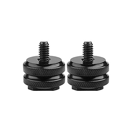 20 Tripod Screw Adapter Flash Shoe Mount for DSLR Camera Rig (Pack of 2)