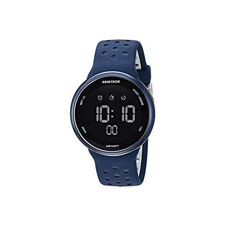 Unisex 40/8423PBH Digital Chronograph Silicone Strap Watch
