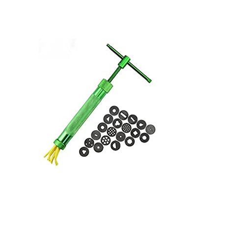 Sugar Paste Extruder with 20 Tips Sugar Craft