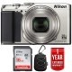 Nikon 26505B 20MP Digital Camera w/ 35x Optical Zoom Silver