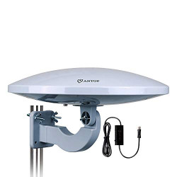 ANTOP ANTENNA PL-414BG Outdoor Amplified HD TV Antenna UFO Long Range