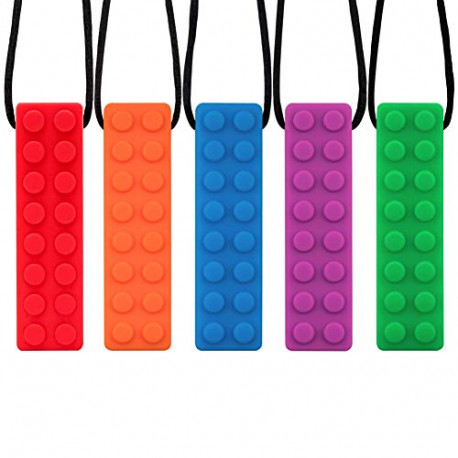 5 Pack Silicone Chew Pendant Training and Development