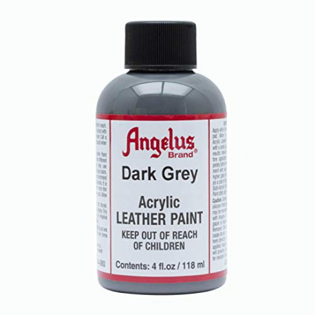 Angelus Acrylic Leather Paint, 4 oz, Dark Grey