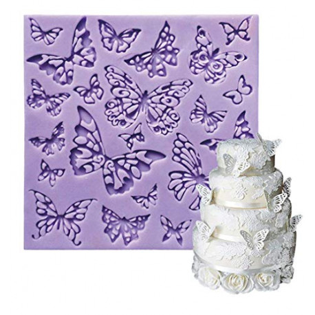 Anyana square sugar edible vine lace mold cake silicone
