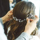 Crystal Headbands Silver Hair Accessories for Women and Girls(13.8inches)