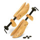 Shoe Stretcher Women and Men's Shoe Widener - Wooden Expander for Wide Feet, Bunions or Calluses (2 Pack)
