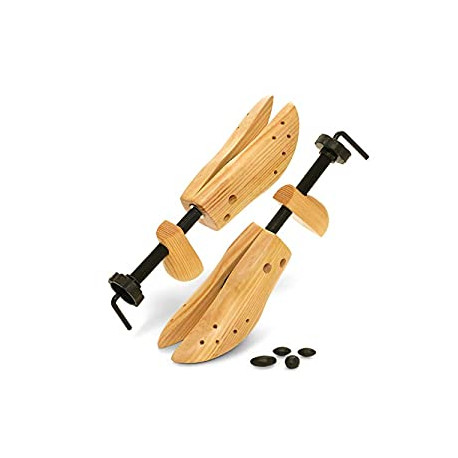 Shoe Stretcher Women and Men's Shoe Widener - Wooden Expander for Wide Feet, Bunions or Calluses (2 Pack)
