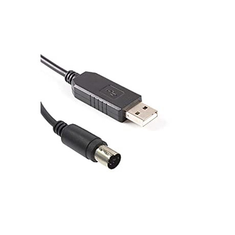 USB to 8 Pin Mini Din Male Serial Adapter
