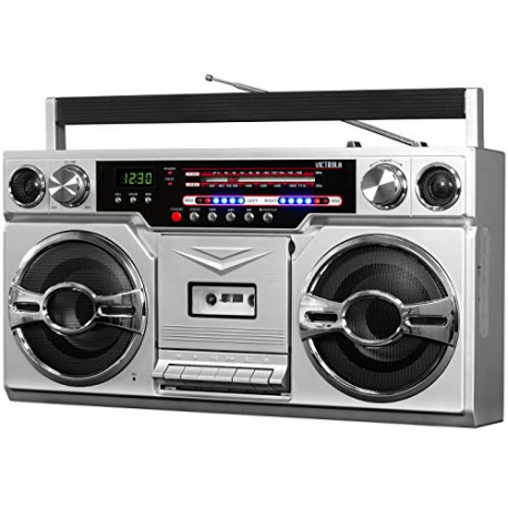 Victrola 1980s Retro Bluetooth Boombox