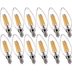 Pack 2 of E12 LED Candelabra Base Bulbs