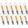 Pack 2 of E12 LED Candelabra Base Bulbs