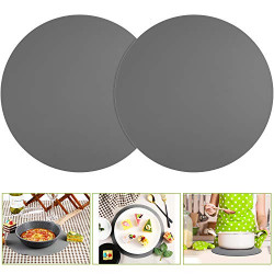 2 Pack 12 Inch Silicone Microwave Mat