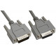 15-Pin DB15 Deluxe D-Sub Cable, Shielded, Male/Female, 5', Gray