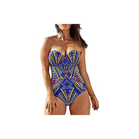 Size One Piece Bandeau Slimming Bathing Suit Athletic Swimsuits