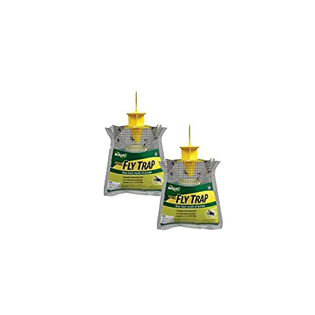 Outdoor Disposable Fly Trap – 2 Pack