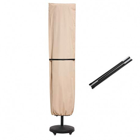 Patio Umbrella Cover with Rod for 7 to 11 Ft