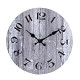 Silent Non-Ticking Wooden Decorative Wall Clock