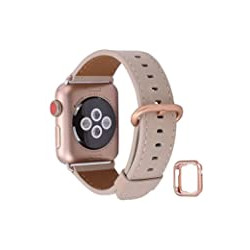 Leather Band Compatible with Apple Watch 38mm