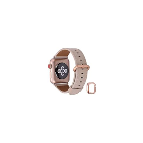 Leather Band Compatible with Apple Watch 38mm