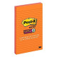 Post-it Super Sticky Notes, 5x8 in, 4 Pads