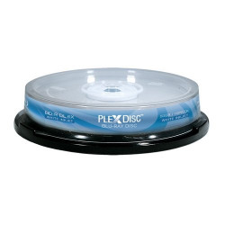 Double Layer White Inkjet Recordable Disc BD-R DL, 10-Disc Spindle