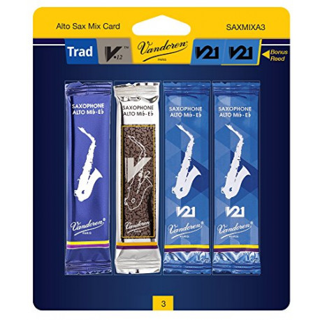 Vandoren SAXMIXA3 Alto Saxophone Mix Card Strength 3