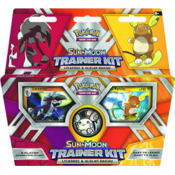 okémon TCG: Sun & Moon Trainer Kit Lycanroc & Alolan Raichu Card Game
