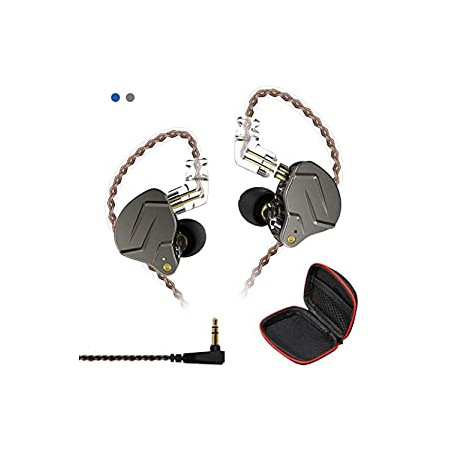 Andiker KZ ZSN-C Pro Quad Driver Earphones DD+BA High Resolution Hybrid Driver Electronic Crossover Headset